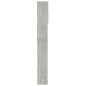 vidaXL Armario de lavadora madera contrachapada hormigón 64x25,5x190cm