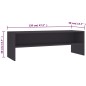 vidaXL Mueble para TV madera contrachapada gris 120x40x40 cm vidaXL Mueble para TV madera contrachapada gris 120x40x40 cm