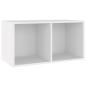 vidaXL Caja para discos de vinilo madera contrachapada 71x34x36 cm vidaXL Caja para discos de vinilo madera contrachapada 71x34x36 cm