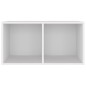 vidaXL Caja para discos de vinilo madera contrachapada 71x34x36 cm vidaXL Caja para discos de vinilo madera contrachapada 71x34x36 cm