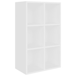 vidaXL Estantería/Aparador madera de ingeniería blanco 66x30x98 cm