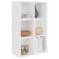 vidaXL Estantería/Aparador madera de ingeniería blanco 66x30x98 cm vidaXL Estantería/Aparador madera de ingeniería blanco 66x30x98 cm