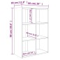 vidaXL Estantería/Aparador madera de ingeniería blanco 66x30x98 cm vidaXL Estantería/Aparador madera de ingeniería blanco 66x30x98 cm
