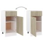 vidaXL Armario inferior madera de ingeniería roble 40x46x81,5 cm vidaXL Armario inferior madera de ingeniería roble 40x46x81,5 cm