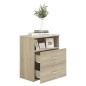 vidaXL Mesita de noche roble Sonoma 50x32x60 cm vidaXL Mesita de noche roble Sonoma 50x32x60 cm