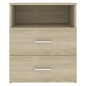 vidaXL Mesita de noche roble Sonoma 50x32x60 cm vidaXL Mesita de noche roble Sonoma 50x32x60 cm