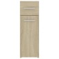 vidaXL Armario boticario madera contrachapada color roble 20x45,5x60cm vidaXL Armario boticario madera contrachapada color roble 20x45,5x60cm