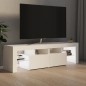 vidaXL Mueble de TV con luces LED blanco 140x36,6x40 cm vidaXL Mueble de TV con luces LED blanco 140x36,6x40 cm
