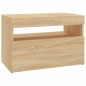 vidaXL Mueble de TV con luces LED roble Sonoma 60x35x40 cm vidaXL Mueble de TV con luces LED roble Sonoma 60x35x40 cm