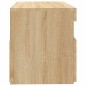 vidaXL Mueble de TV con luces LED roble Sonoma 60x35x40 cm vidaXL Mueble de TV con luces LED roble Sonoma 60x35x40 cm