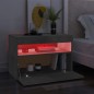 vidaXL Mueble de TV con luces LED gris hormigón 60x35x40 cm vidaXL Mueble de TV con luces LED gris hormigón 60x35x40 cm