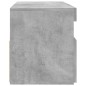 vidaXL Mueble de TV con luces LED gris hormigón 60x35x40 cm vidaXL Mueble de TV con luces LED gris hormigón 60x35x40 cm