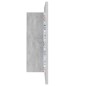 vidaXL Armario espejo baño luz LED acrílico gris hormigón 40x12x45 cm vidaXL Armario espejo baño luz LED acrílico gris hormigón 40x12x45 cm