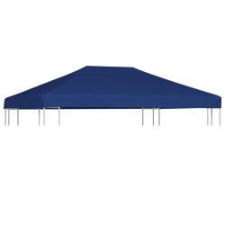 vidaXL Toldo de cenador 310 g/m² 4x3 m azul