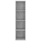 vidaXL Mueble TV pared madera contrachapada hormigón 37x37x142,5 cm vidaXL Mueble TV pared madera contrachapada hormigón 37x37x142,5 cm