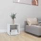 vidaXL Mueble para TV madera contrachapada blanco 37x35x37 cm