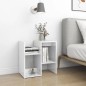 vidaXL Mesitas de noche 2 uds contrachapada blanco brillo 50x30x51,5cm vidaXL Mesitas de noche 2 uds contrachapada blanco brillo 50x30x51,5cm