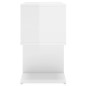 vidaXL Mesitas de noche 2 uds contrachapada blanco brillo 50x30x51,5cm vidaXL Mesitas de noche 2 uds contrachapada blanco brillo 50x30x51,5cm