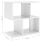 vidaXL Mesitas de noche 2 uds contrachapada blanco brillo 50x30x51,5cm vidaXL Mesitas de noche 2 uds contrachapada blanco brillo 50x30x51,5cm