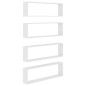 vidaXL Estante cubo de pared 4 uds madera contrachapada 100x15x30 cm vidaXL Estante cubo de pared 4 uds madera contrachapada 100x15x30 cm