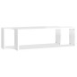 vidaXL Estante de pared 2 uds contrachapado blanco brillo 80x15x26,5cm vidaXL Estante de pared 2 uds contrachapado blanco brillo 80x15x26,5cm