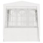 vidaXL Carpa profesional para fiestas con paredes blanco 90 g/m² 2x2 m vidaXL Carpa profesional para fiestas con paredes blanco 90 g/m² 2x2 m