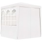 vidaXL Carpa profesional para fiestas con paredes blanco 90 g/m² 2x2 m vidaXL Carpa profesional para fiestas con paredes blanco 90 g/m² 2x2 m