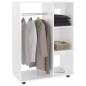 vidaXL Armario de madera contrachapada blanco brillo 80x40x110 cm vidaXL Armario de madera contrachapada blanco brillo 80x40x110 cm
