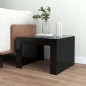 vidaXL Mesa de centro madera contrachapada negro 50x50x35 cm vidaXL Mesa de centro madera contrachapada negro 50x50x35 cm