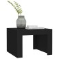 vidaXL Mesa de centro madera contrachapada negro 50x50x35 cm vidaXL Mesa de centro madera contrachapada negro 50x50x35 cm