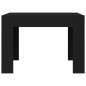vidaXL Mesa de centro madera contrachapada negro 50x50x35 cm vidaXL Mesa de centro madera contrachapada negro 50x50x35 cm