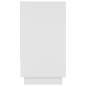 vidaXL Aparador de madera contrachapada blanco brillante 70x41x75 cm vidaXL Aparador de madera contrachapada blanco brillante 70x41x75 cm