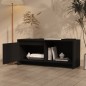 vidaXL Mueble para TV madera contrachapada negro 90x35x40 cm vidaXL Mueble para TV madera contrachapada negro 90x35x40 cm