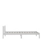 vidaXL Estructura de cama de madera maciza de pino blanco 100x200 cm vidaXL Estructura de cama de madera maciza de pino blanco 100x200 cm