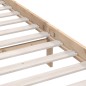 vidaXL Estructura de cama de madera maciza de pino gris 160x200 cm vidaXL Estructura de cama de madera maciza de pino gris 160x200 cm