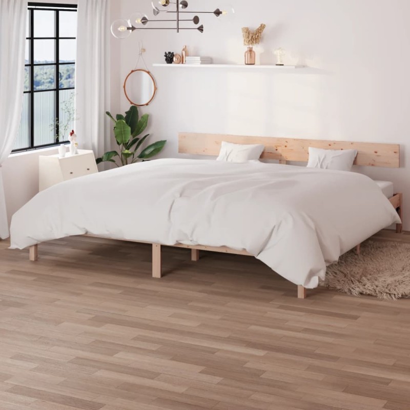 vidaXL Estructura de cama madera maciza de pino 180x200 cm vidaXL Estructura de cama madera maciza de pino 180x200 cm
