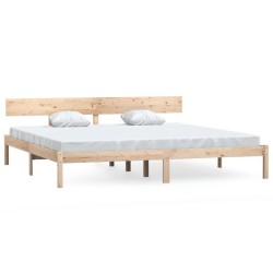 vidaXL Estructura de cama madera maciza de pino 180x200 cm