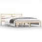 vidaXL Estructura de cama de madera maciza de pino 140x190 cm vidaXL Estructura de cama de madera maciza de pino 140x190 cm