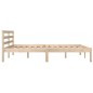 vidaXL Estructura de cama de madera maciza de pino 140x190 cm vidaXL Estructura de cama de madera maciza de pino 140x190 cm