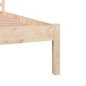 vidaXL Estructura de cama de madera maciza de pino 140x190 cm vidaXL Estructura de cama de madera maciza de pino 140x190 cm