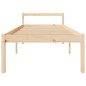 vidaXL Cama de personas mayores madera maciza de pino 75x190 cm vidaXL Cama de personas mayores madera maciza de pino 75x190 cm