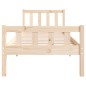 vidaXL Estructura de cama madera maciza 75x190 cm vidaXL Estructura de cama madera maciza 75x190 cm