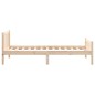 vidaXL Estructura de cama madera maciza 75x190 cm vidaXL Estructura de cama madera maciza 75x190 cm