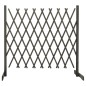 vidaXL Valla de jardín enrejada madera maciza de abeto gris 180x100 cm vidaXL Valla de jardín enrejada madera maciza de abeto gris 180x100 cm