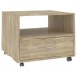 vidaXL Mesa de centro madera de ingeniería roble Sonoma 55x55x40 cm vidaXL Mesa de centro madera de ingeniería roble Sonoma 55x55x40 cm