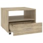 vidaXL Mesa de centro madera de ingeniería roble Sonoma 55x55x40 cm vidaXL Mesa de centro madera de ingeniería roble Sonoma 55x55x40 cm