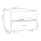vidaXL Mesa de centro madera de ingeniería roble Sonoma 55x55x40 cm vidaXL Mesa de centro madera de ingeniería roble Sonoma 55x55x40 cm