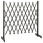 vidaXL Valla de jardín enrejada madera maciza de abeto gris 180x100 cm vidaXL Valla de jardín enrejada madera maciza de abeto gris 180x100 cm