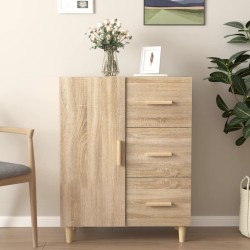 vidaXL Aparador de madera de ingeniería roble Sonoma 69,5x34x90 cm