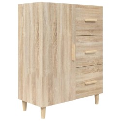 vidaXL Aparador de madera de ingeniería roble Sonoma 69,5x34x90 cm